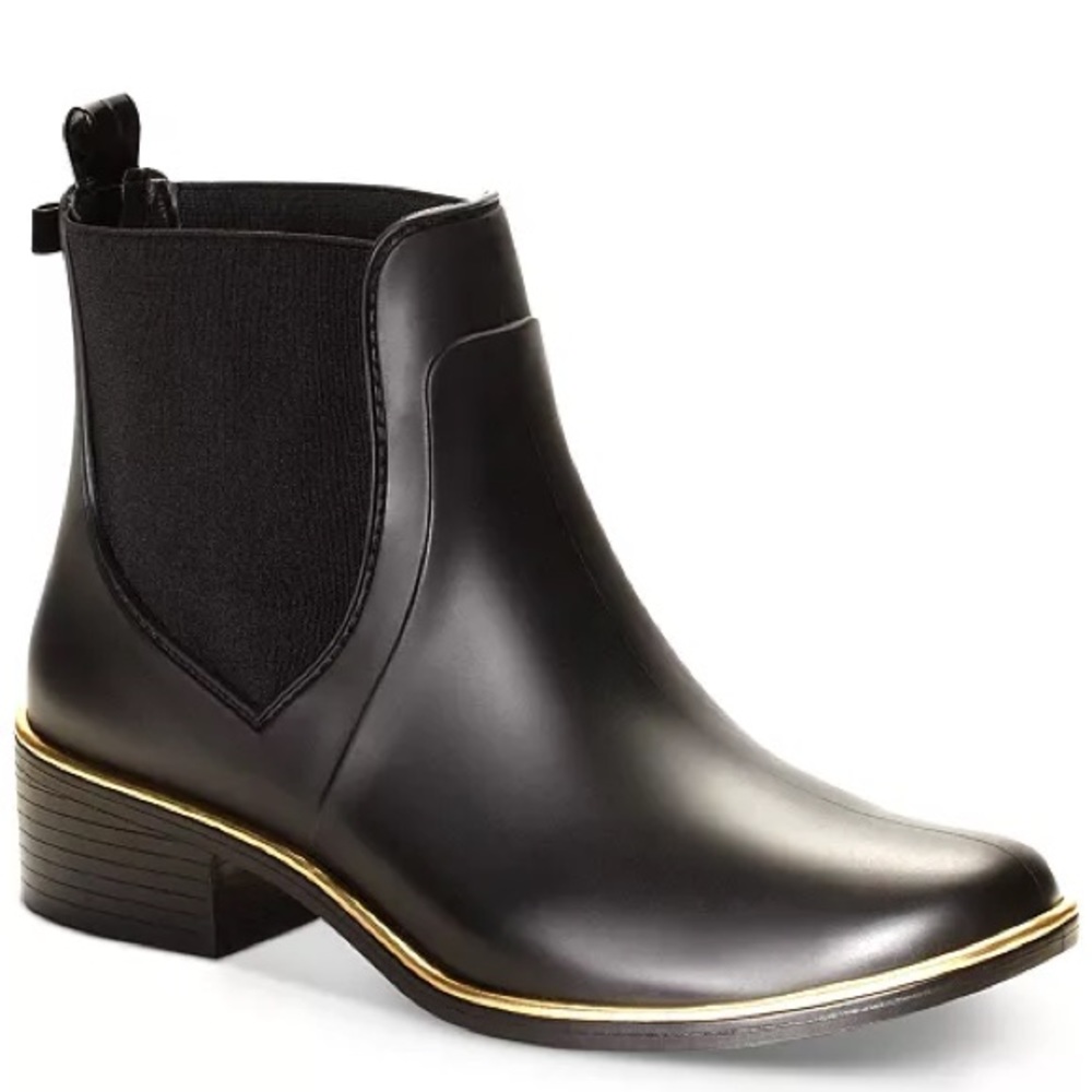 Kate Spade ♠️ black rain boots